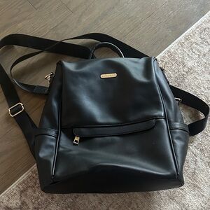 CLUCI women's convertible vegan leather backpack purse